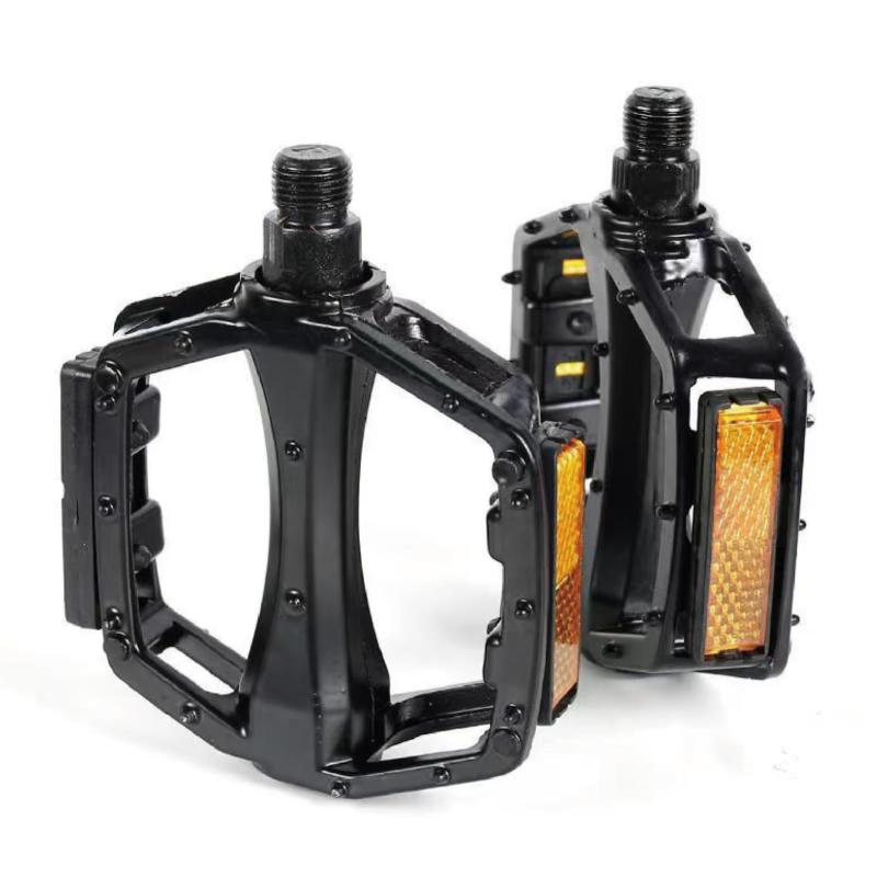 JEELAD 自転車 ペダル アルミ合金 自転車 パーツ フラットペダル 滑り止め 左右セット クロスバイクロードバイク MTB DU ベアリング 取り付け簡単🌵【ペダル仕様】-- 材質：アルミニウム合金+クロムモリブデン鋼軸、高強度鋼材ベアリング、踏み切れの心配なし。サイズ123mm × 100m × 18mm、重量:310g(左右セット)