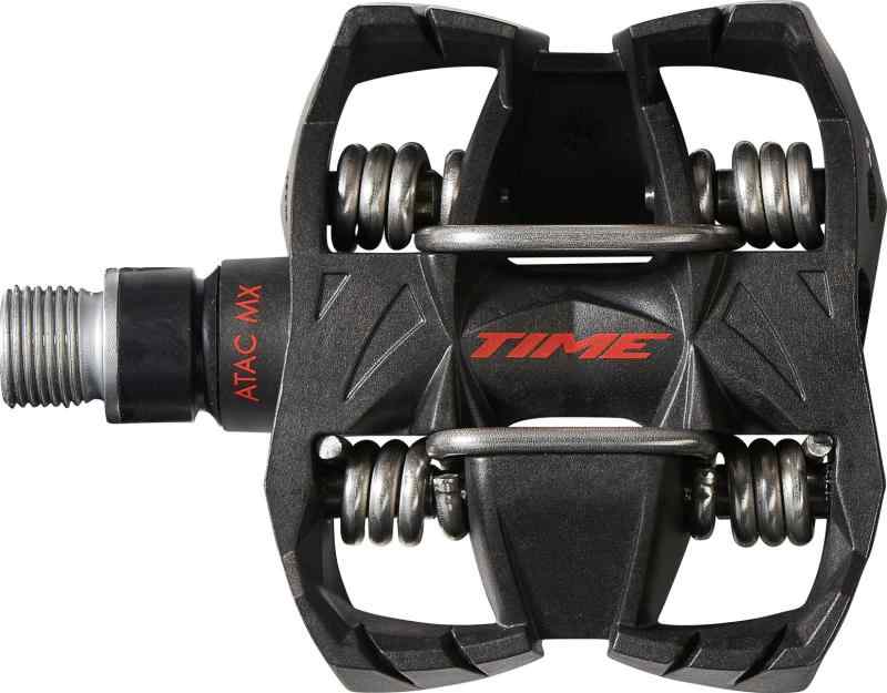 乐天商城 - タイム（TIME） 自転車 マウンテン バイク MTB エンデューロ ビンディング ペダル ATAC MX 8 重量:182g/片側 ブラック T2GV010
