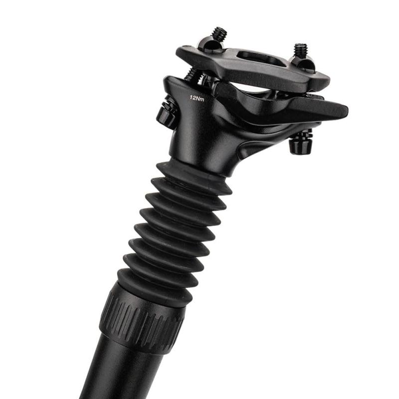 Fenalar 自転車サスペンションシートポスト 25.4/27.2/28.6/30.0/30.4/30.9/31.6 x 350mm 固定クリップで調整可能、AL606 T6 アルミニウム合金自転車シートポスト交換用 ロード&マウンテンバイク