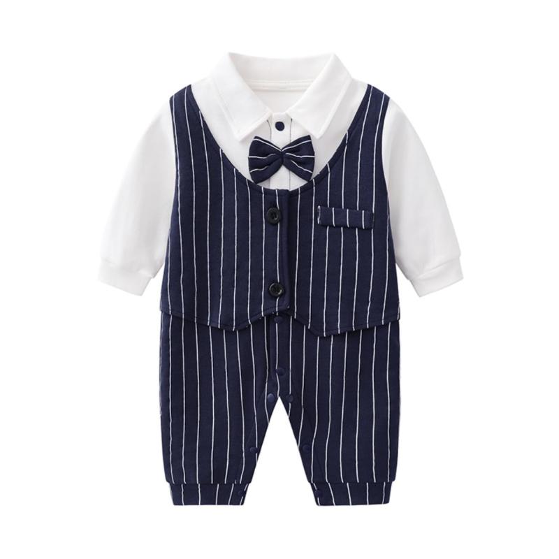 Maternity Foods - [CORELAVISH] セレモニードレス 新生児 男の子 退院時 退院 お宮参り 春 秋 冬 カバーオール タキシード 退院着 お披露目会 キッズ 長袖 紺 白 黒 灰 60 70 80 59 60 73