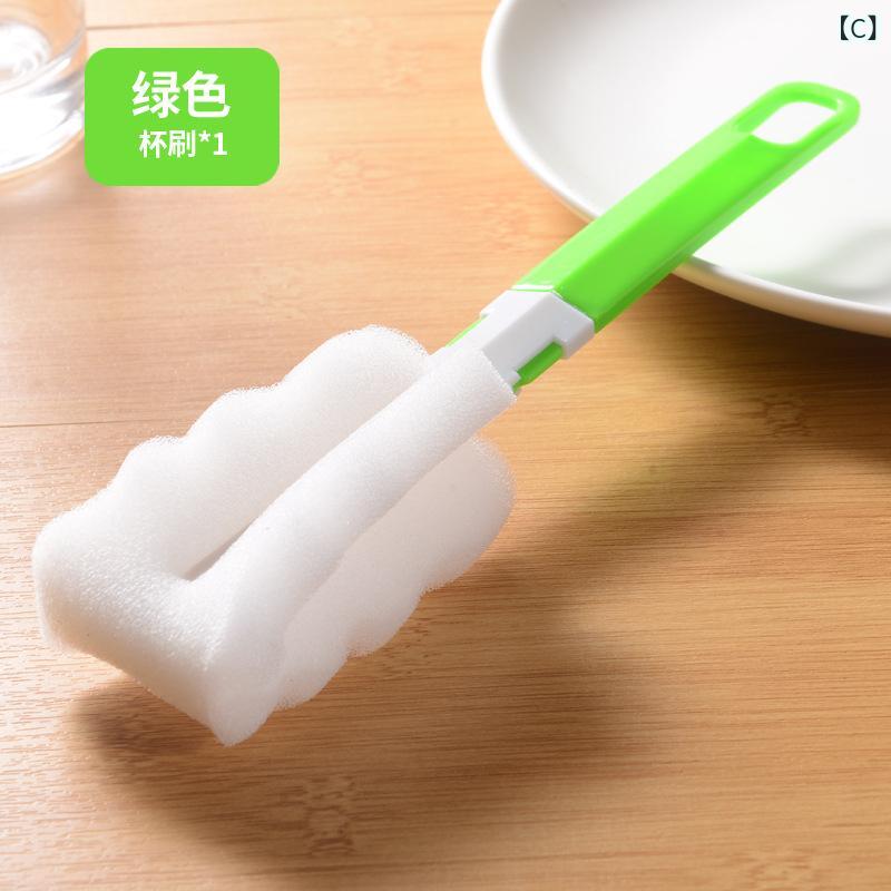 メーカー直 供 スポンジ 洗浄 カップ ブラシ 長柄 保温 カップ 哺乳 瓶 ブラシ 取り外し 可能 洗浄 カップ 洗浄 カップ ブラシ