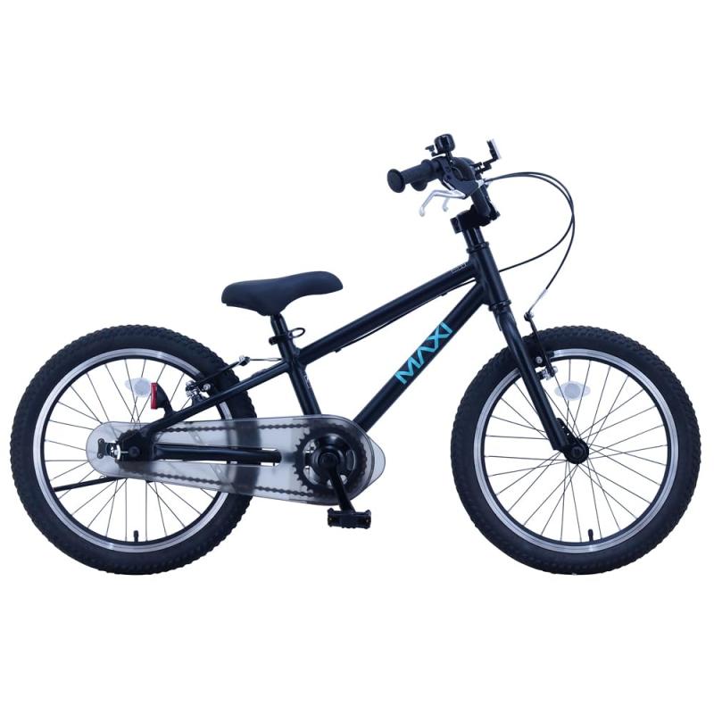 サカイサイクル(SAKAI CYCLE) MAXI BMX 自転車 幼児 子供用 キッズバイク 補助輪なし 軽量 18インチ MX18BMX フラットブラック