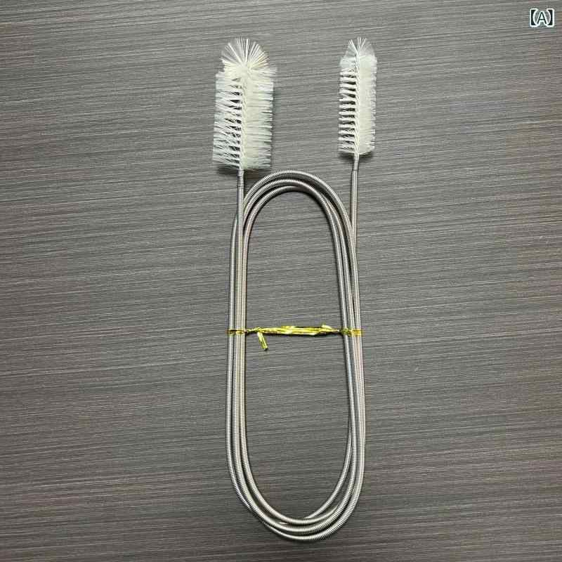メーカーは アマゾンの 起爆 バネ ブラシ u 型 配管 洗浄 ブラシストローブラシ 2 頭 毛 ブラシ 冷蔵庫の 疎通 器を 批判 した