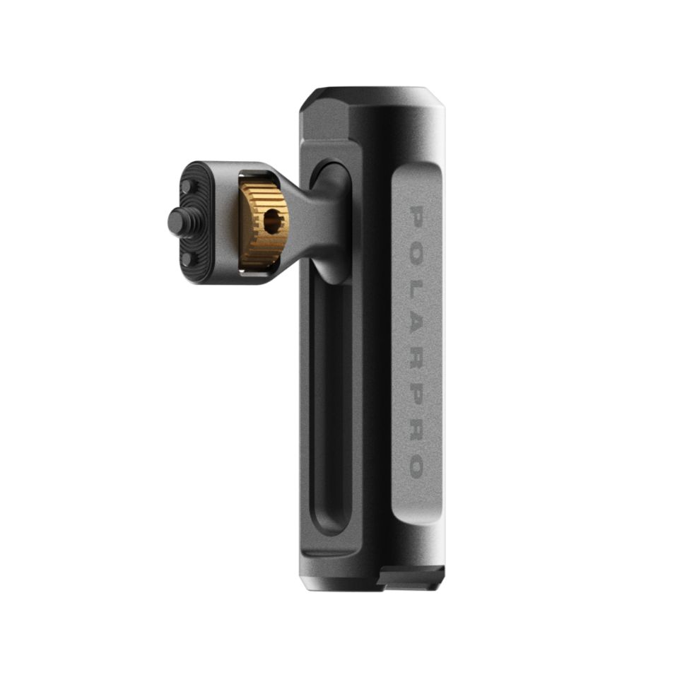 PolarPro LiteChaser Pro Q20ハンドル for iPhone 14 Pro/Pro Max ケージ スマホ撮影 コールドシューマウント 1/4”-20インチネジ 外部ライトやマイク取付可能