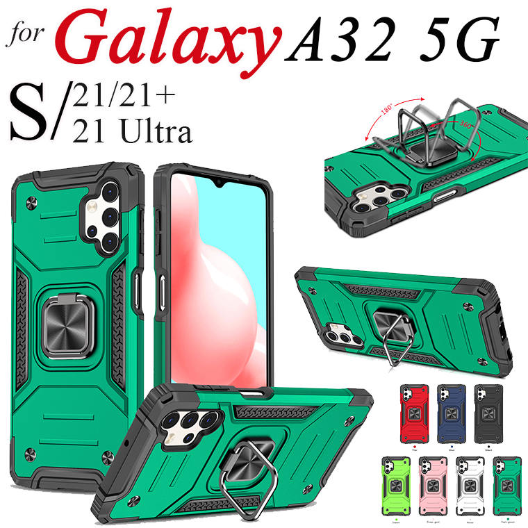 Galaxy A32 5G P[X MNV[ Galaxy S21 P[X  S21+ S21 Ultra Jo[ Ot wʃP[X Galaxy A32 5G P[X Jo[ ϏՌ Vv  wʃJo[ Galaxy S21 Ή ㎿ i lC PC TPU ^ h~ ԍڃX^h ʋCQ