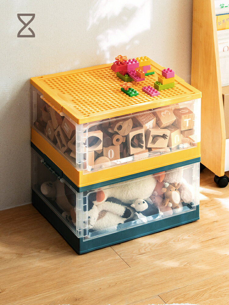 おもちゃ収納ボックス 収納ボックス 収納ケース 子供用 おもちゃ箱 折りたたみ キャスター付き（マル
