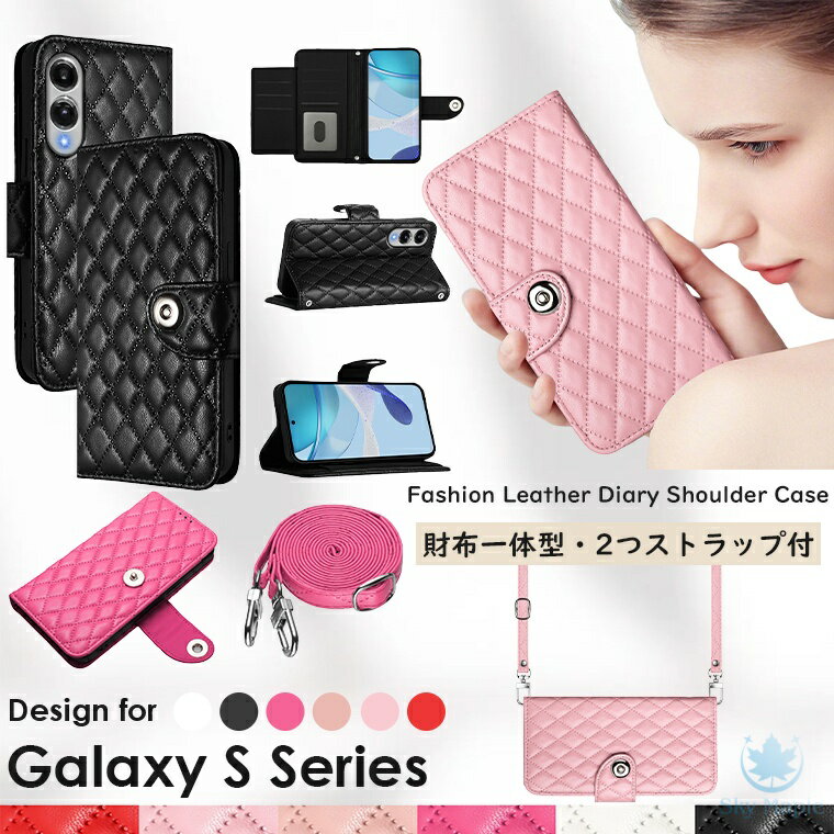 Rakuten - galaxy s25 ケース galaxy s25 ultra ケース galaxy s25 edge galaxy s24 ultra ケース galaxy s24 ケース GALAXY S24 FE ケース galaxy s23 ケース スマホケース Galaxy S22 ケース カバー 手帳型 財布一体型 キルティング かわいい 多機能 スマホケース ストラップ 耐衝撃