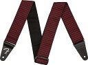 【中古】【輸入品・未使用】Fender ストラップ Houndstooth Strap, Red