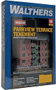 【中古】【輸入品・未使用】Walthers Cornerstone Series Kit HO Scale Parkview Terrace Apartment Back Tuscan