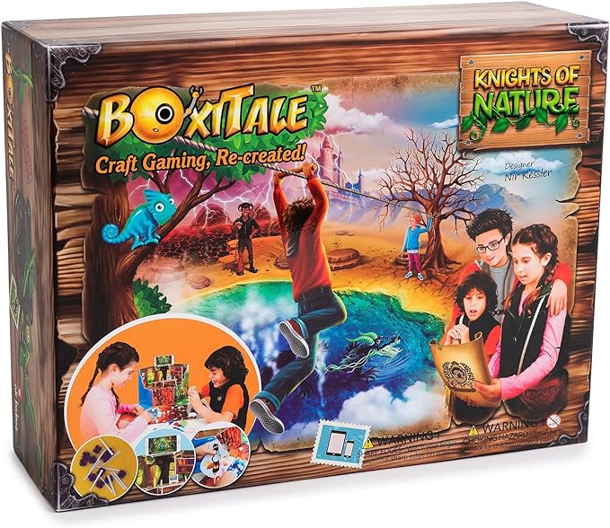 【中古】【輸入品・未使用】BoxiTale インタラクティブクラフトゲーム アプリ付き - Knights of Nature Adventure 男の子&女の子用 遊びやすい子供用ゲーム ステムスキル開