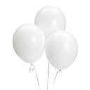 【中古】【輸入品 未使用】28cm White Latex Balloons x 24