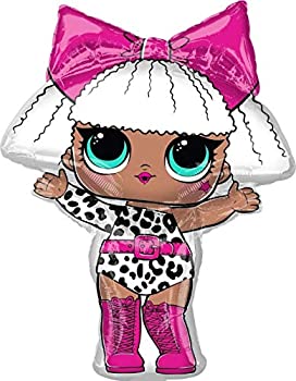 【中古】【輸入品・未使用】35インチ Diva Girl バルーン - ガールズパーティーデコレーション