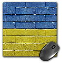 【中古】【輸入品・未使用】National flagウクライナの上にペイントしたレンガの壁Ukrainian???マウスパッド、8?× 8インチ( MP _ 157006?_ 1?)