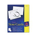 yÁzyAiEgpz(White%J}% 10cm - 0.6cm x 13cm - 1.3cm ) - Avery Laser Note Cards 5315 50 Cards
