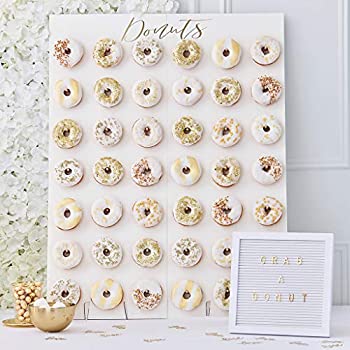 【中古】【輸入品・未使用】Large Donut Wall - Gold Wedding Range by Ginger Ray