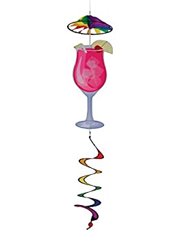 【中古】【輸入品・未使用】 Pink Cocktail - In the Breeze It s 5 O Clock Everywhere Pink Cocktail Drink Spinner