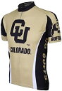 【中古】【輸入品・未使用】(Small%カンマ% Colorado Buffaloes) - NCAA Colorado Cycling Jersey