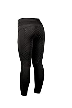 【中古】【輸入品・未使用】(0.8cm %カンマ% Black) - Dublin Performance Active Womens Riding Tights - Black