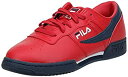 【中古】【輸入品・未使用】Fila メンズ オリジナル フィットネス リー クラシック スニーカー%カンマ% レッド/ネイビー/ホワイト%カンマ% 11
