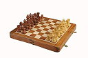 【中古】【輸入品・未使用】The House of Staunton Folding Wooden Magnetic Travel Chess Set - 12...