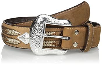 【中古】【輸入品・未使用】Nocona メンズ ダイアモンドコンチョ マルチステッチ ベルト カラー: ブラウン 【中古】【輸入品・未使用】Nocona メンズ ダイアモンドコンチョ マルチステッチ ベルト カラー: ブラウン