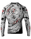 【中古】【輸入品 未使用】Raven FightwearメンズIrezumi BJJ MMAラッシュガード US サイズ: M カラー: ホワイト