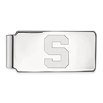 【中古】【輸入品・未使用】Michigan State Spartansロゴマネークリップ シルバー