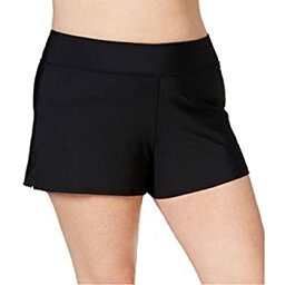 【中古】【輸入品・未使用】SwimソリューションプラスサイズSolid Swim Shortsレディース水着 カラー: ブラック