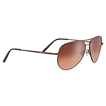 šۡ͢ʡ̤ѡSERENGETI MEDIUM AVIATOR SUNGLASSES (ESPRESSO/HENNA FRAME DRIVERS GRADIENT LENS)