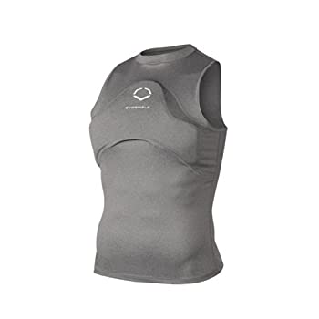 【中古】【輸入品・未使用】EvoShield A102 チェストガード グラファイト 大人用 Lサイズ