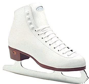【中古】【輸入品・未使用】フィギュアスケート Riedell 355 ホワイト サイズ4 A ブーツのみ 2004年モ..