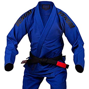 【中古】【輸入品・未使用】着物 与えます 武道 空手 速度調整 トレーニング Venum Contender Evo BJJ Gi ブラックホワイトブルー (blue%カンマ% A3)