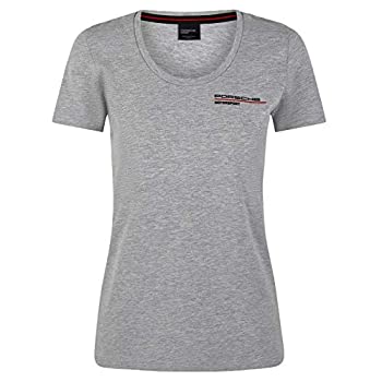 【中古】【輸入品・未使用】ポルシェ モータースポーツ レディース グレー Tシャツ (S)