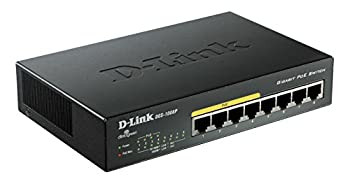【中古】【輸入品・未使用】D-Link DGS-1008P 8PORT UNMANAGED 10/100/1000 4PORT POE ENET RJ45