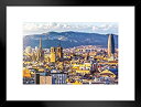 【中古】【輸入品・未使用】ポスター Foundry Barcelona Spain City Skyline at Sunset Photo 26x20 inc...
