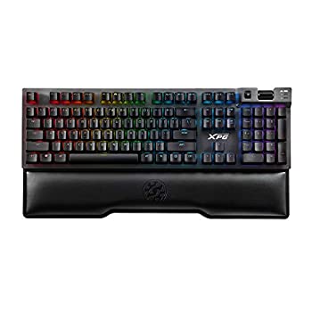 【中古】【輸入品・未使用】XPG SUMMONER CHERRY MX メカニカル ゲーミングキーボード RGB 100%アンチゴースト マグネットリストレスト USBパススルーポート 英語配列 (シル