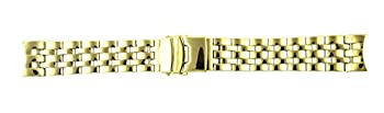 【中古】【輸入品・未使用】Joe Rodeo Watch Band for 2000イエローメタルバンド22?mm