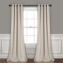 【中古】【輸入品・未使用】Lush Dcor Insulated Grommet Blackout Curtain Panels Wheat Pair Set 52x108