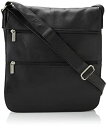 【中古】【輸入品・未使用】David King & Co 167B Laptop Messenger Bag with 2 Zip Pockets- Black