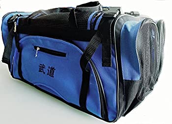 【中古】【輸入品・未使用】[GTE Zone] Taekwondo%カンマ% Martial Arts%カンマ% MMA%カンマ% Karate%カンマ% Sparring Gear Equipment Bags (33cm x 70cm x 14%ダブルクォーテ% (Blue w/Mesh