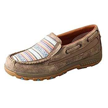 【中古】【輸入品・未使用】Twisted X レディース ボートシューズ ドライビングモック セルストレッチ..