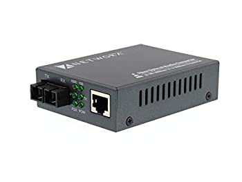 【中古】【輸入品・未使用】Networx ギガビットファイバーメディアコンバータ - UTPから1000Base-SX - SCマルチモード 550m 850nm