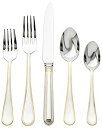 【中古】【輸入品・未使用】Ricci Argentieri 18?/ 10アスコットゴールドプレート5?Piece Set