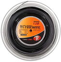 【中古】【輸入品・未使用】Tier One T1-Firewire Co-Polyester テニスストリング ブラック 18ゲージ(1.20mm) - 200...