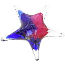 【中古】【輸入品・未使用】GlassOfVeniceムラーノガラスヒトデ???ローズとブルー(3)
