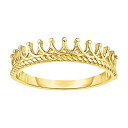 【中古】【輸入品 未使用】14K Gold Tiara Crown Design Ring カンマ Size 7