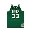 【中古】【輸入品・未使用】Mitchell & Ness ボストン・セルティックス ラリーバード 1985年 ロードスウィングマン ジャージ X-Large グ...