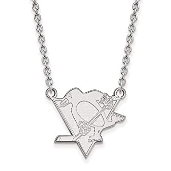 【中古】【輸入品・未使用】ピッツバーグペンギンズ L (3/4インチ) ペンダント ネックレス付き (スターリングシルバー) 【中古】【輸入品・未使用】ピッツバーグペンギンズ L (3/4インチ) ペンダント ネックレス付き (スターリングシルバー)