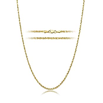 【中古】【輸入品・未使用】14K イエローゴールド 1.5mm ダイヤモンドカット ロープチェーンネックレス 14インチ-24インチ ロブスターロック留め 【中古】【輸入品・未使用】14K イエローゴールド 1.5mm ダイヤモンドカット ロープチェーンネックレス 14インチ-24インチ ロブスターロック留め