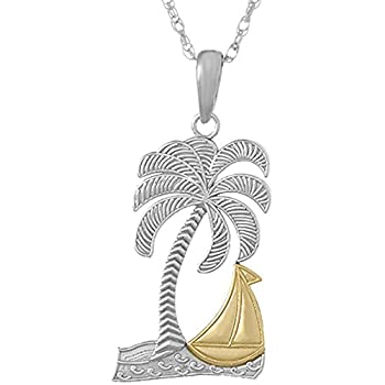 【中古】【輸入品・未使用】925スターリングシルバーノーティカルチャームペンダントと18インチチェー..